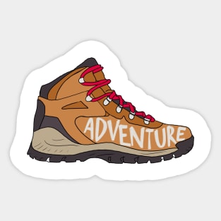 Adventure Hike Boot Sticker